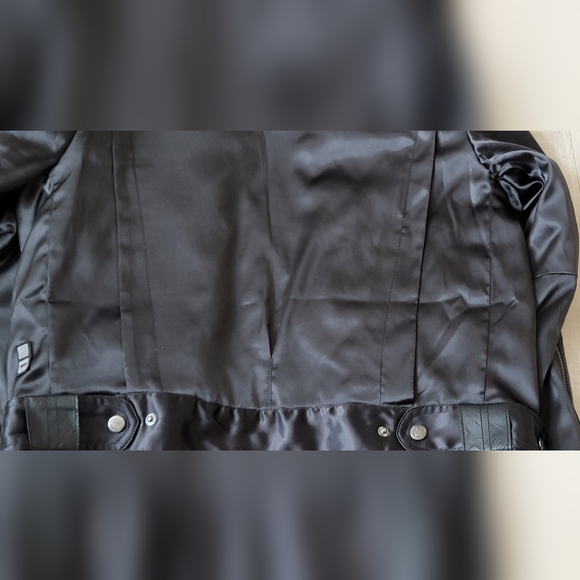 SALE Vintage Versace Sport Satin Bomber Jacket Removable Rabbit Fur Collar! - Picture 11 of 16